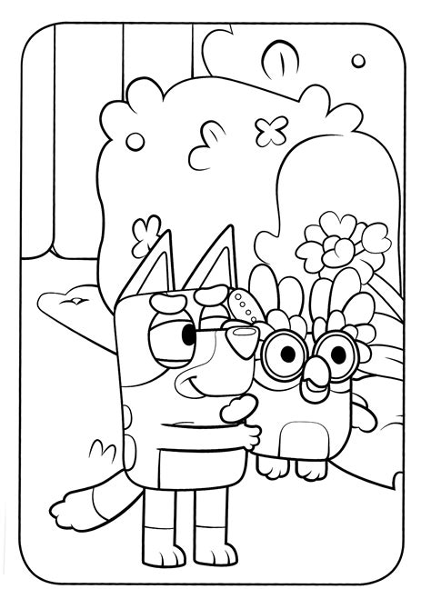 Bluey Coloring Pages for Special Occasions