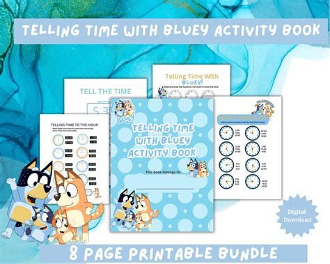 Bluey Educational Worksheets