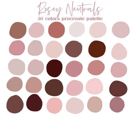 Blush Color Palettes Design