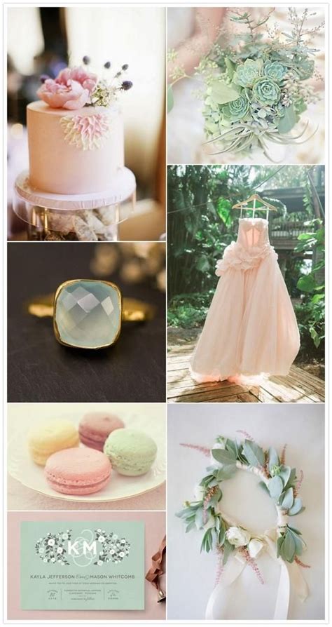 Blush Pink and Mint Color Palette