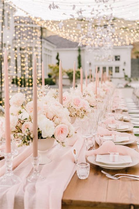 Blush Pink Wedding Decor