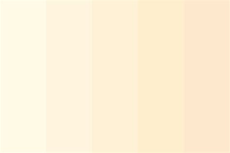 Blushing ivory color palette