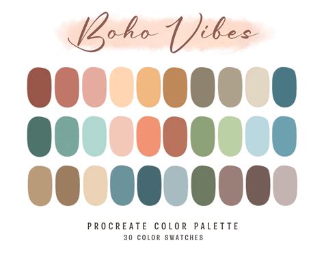 Boho Chic Color Palette