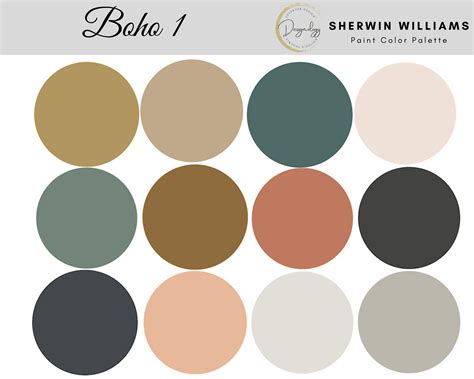 Boho Color Palette Example 1