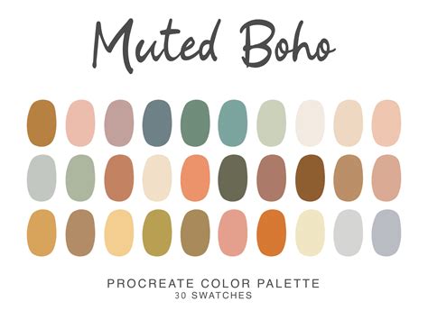 Boho Color Palette Example 10