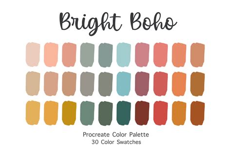 Boho Color Palettes 5