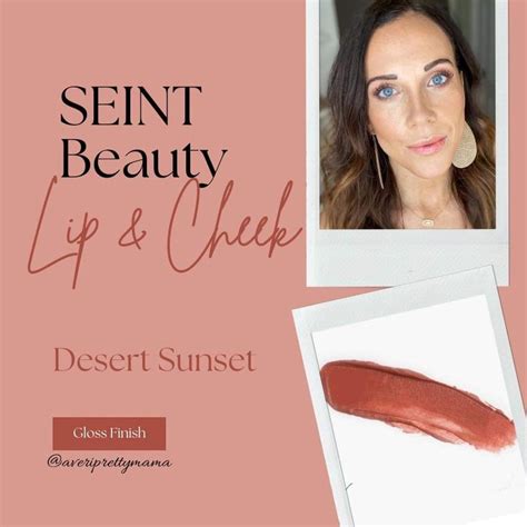 Bold desert lips makeup look