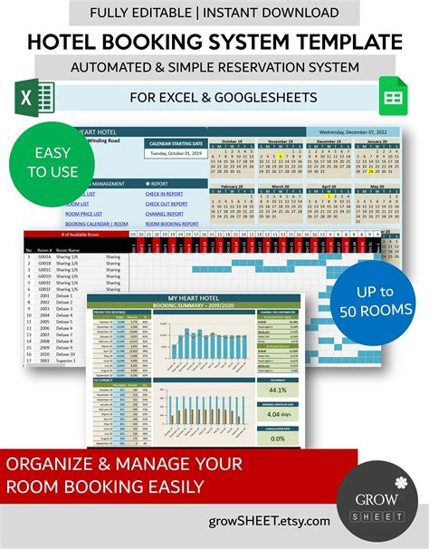 Booking system template