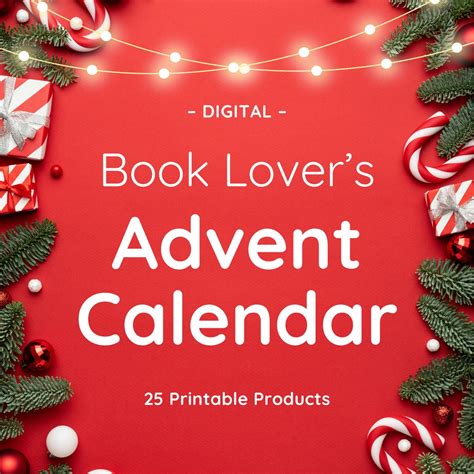 Bookish advent calendar for adults