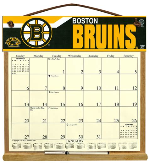 Boston store calendar tips