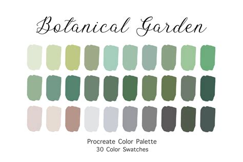 Botanical Palette Shade Selection