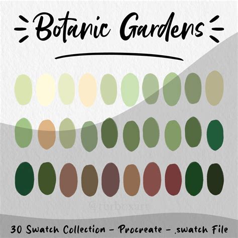 Botanical Palette Swatches