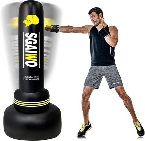 Boxing with Punching Bag Stand Up