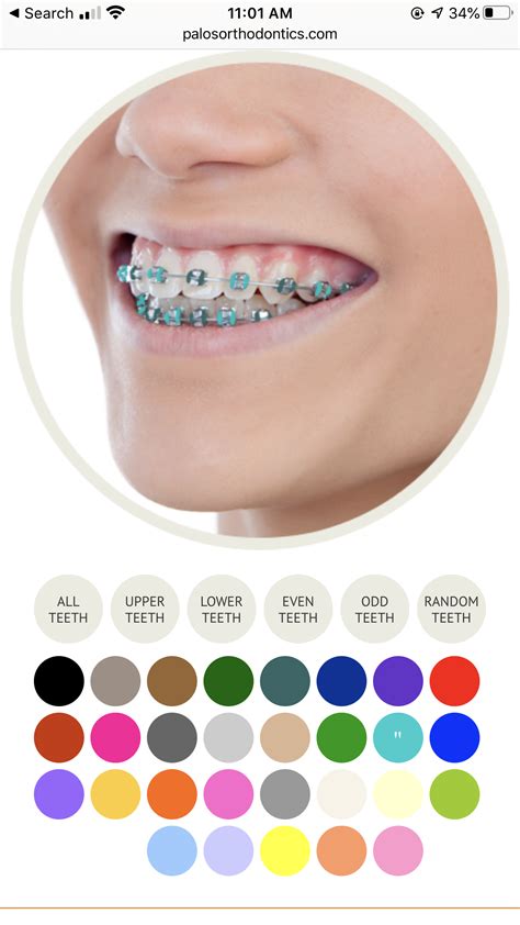 Braces Color Palettes