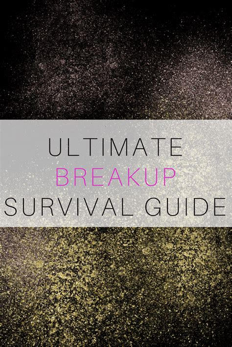 Break-Up Survival Tip 1