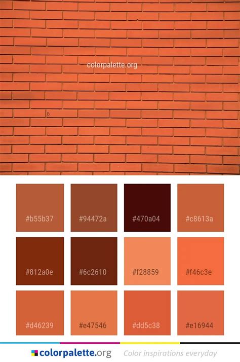 brick color palette 1