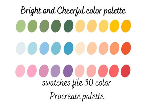 Bright and Cheerful Color Palette