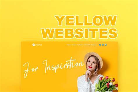 Bright green yellow web design example