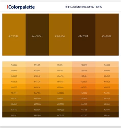 Bronze Color Palette 7