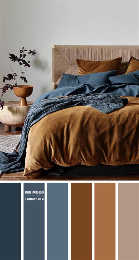 Brown and Blue Combination