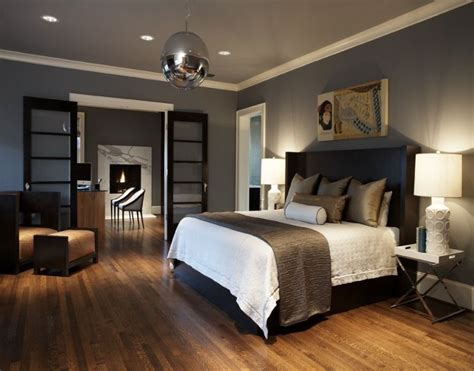 Brown and Grey Bedroom