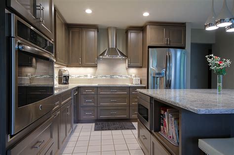 Brown and Grey Kitchen