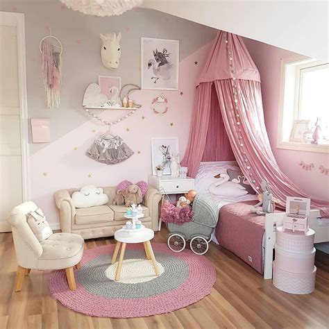 Brown and Pink Kids' Room