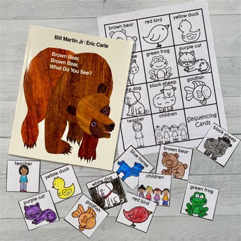 Brown bear activity sheets