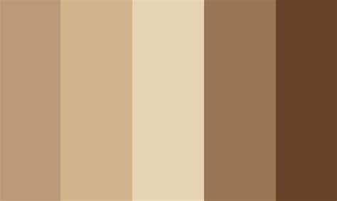 Brown palette paint