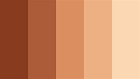 Brown skin color palette 10