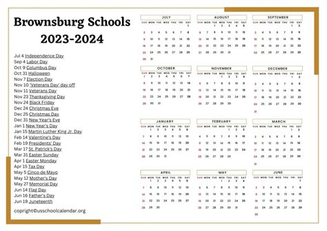 Benefits of Using the Brownsburg Schools Calendar