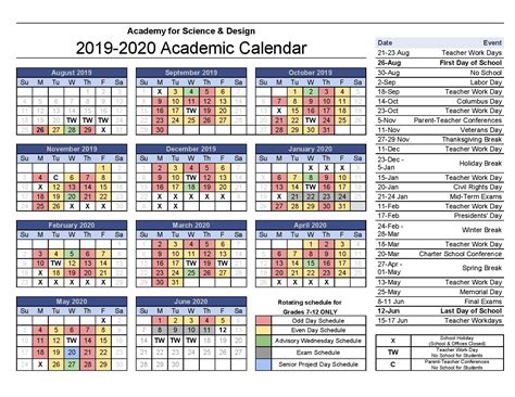 Bryant University Academic Calendar Structure