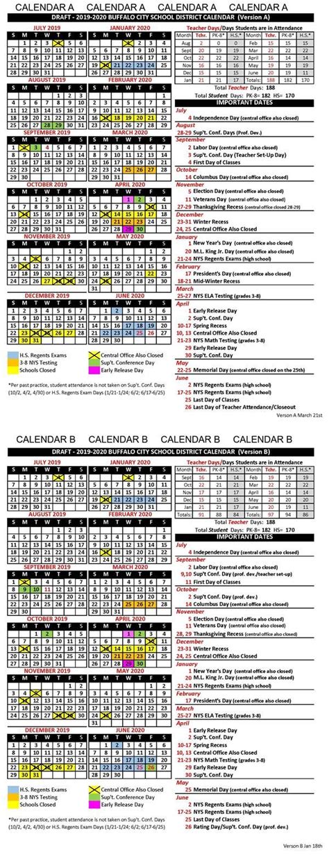 Benefits of Buffalo Public Schools Calendar