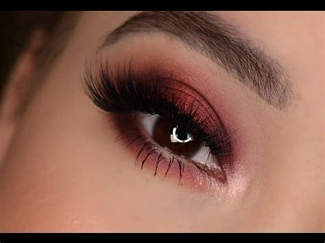 Burgundy Eye Look