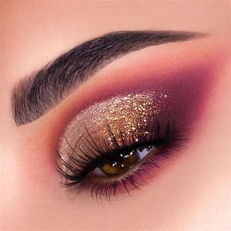 Burgundy Eye Makeup