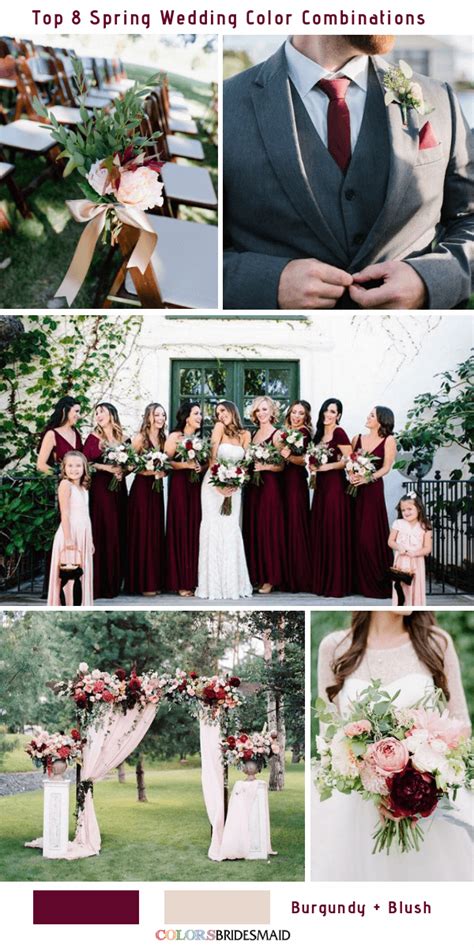 Burgundy Wedding Color Palette Inspiration