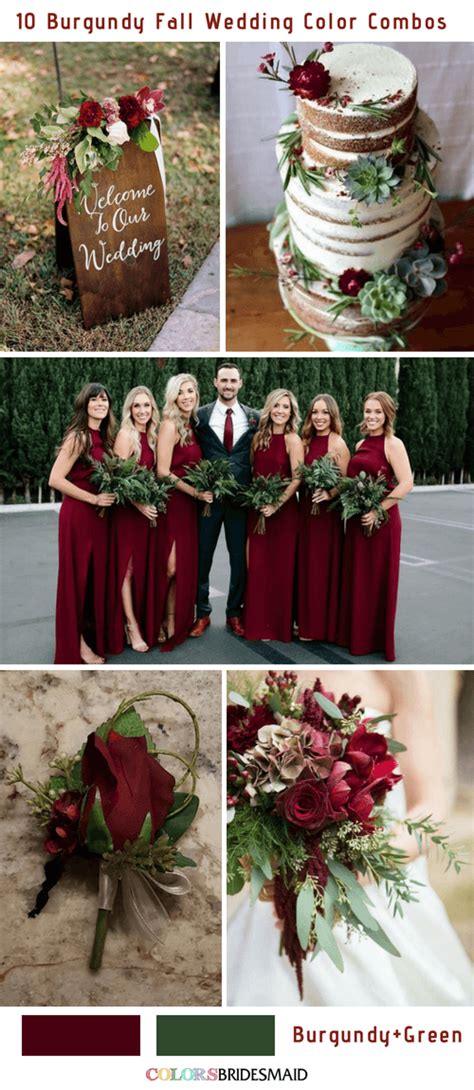 Burgundy Wedding Color Palette Inspiration