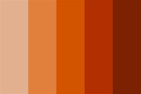 Burnt Orange Color Palette