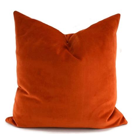 Burnt Orange Throw Pillows