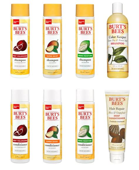 Burt's Bees haircare products