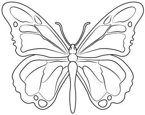 Butterfly printable templates for various projects