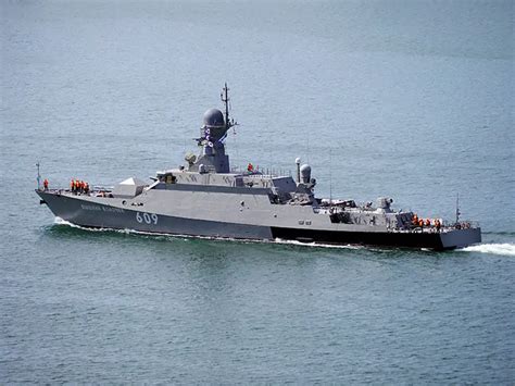 Buyan M Class Corvette at Sea