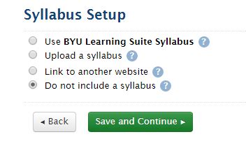 BYU Learning Suite Instructor Support