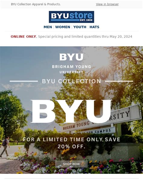 BYU Promo Code 10