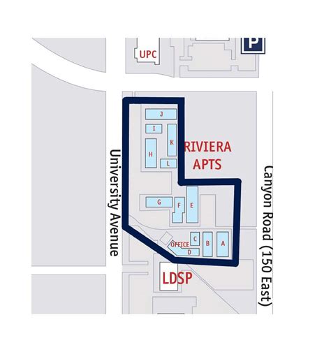 BYU Provo Dining Map