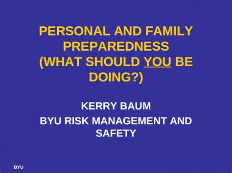 BYU Risk Management Tips