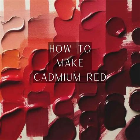 Cadmium red gouache paint