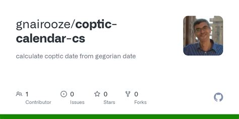 Calculation of the Coptic Calendar