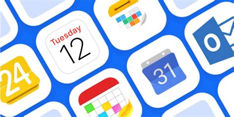 Different calendar apps for mobile devices