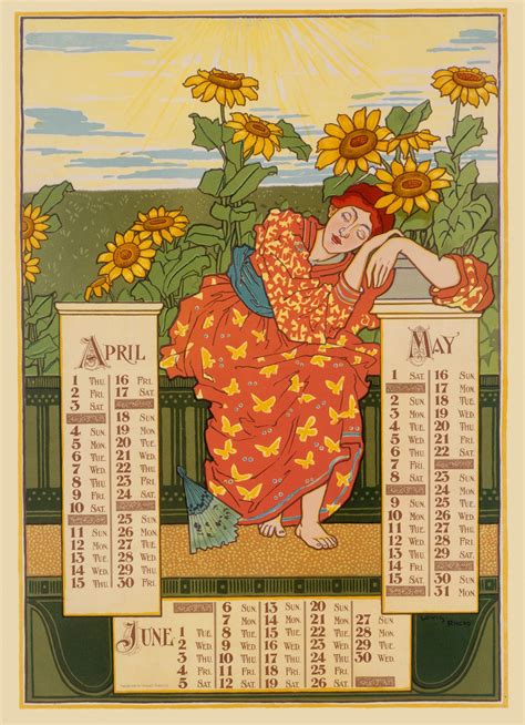 Calendar art and illustrations